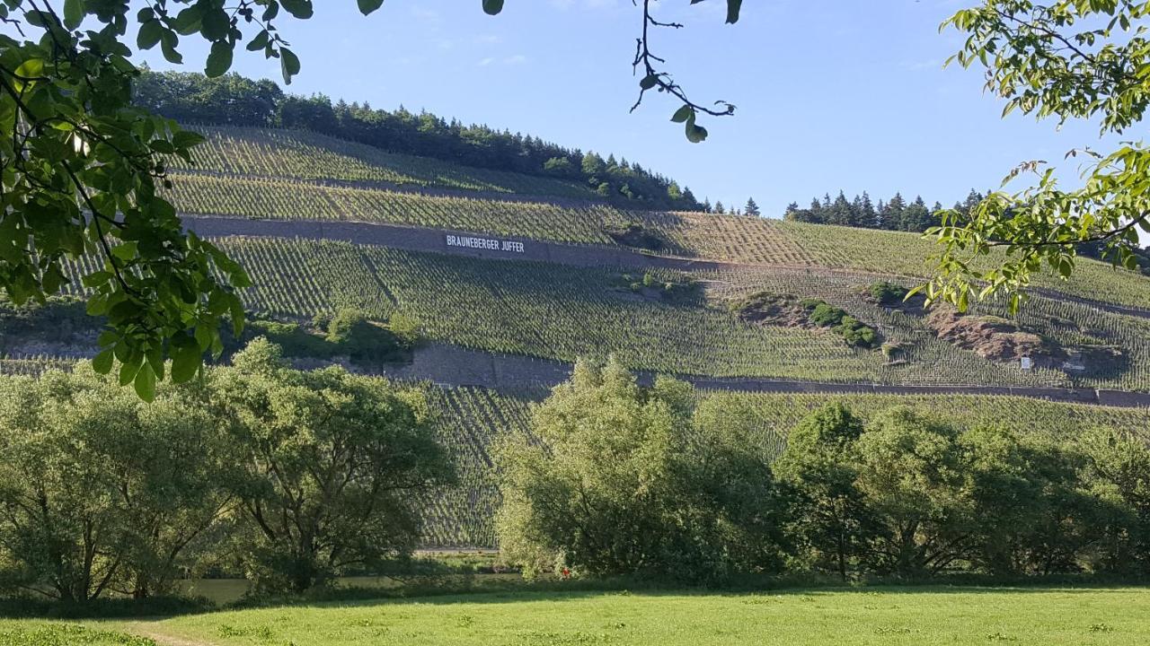 Ferienwohnung Altes Pfarrhaus Mit Flair Und Moselblick Brauneberg Buitenkant foto